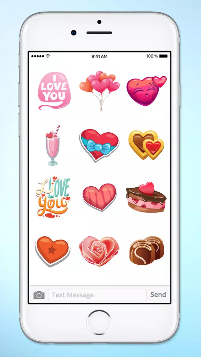 Valentines Day Love and Romance Sticker Pack Screenshots