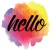 Watercolor Messages and Words Sticker Pack