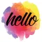 Watercolor Messages and Words Sticker Pack