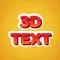 Text Font: 3D Text on Photo
