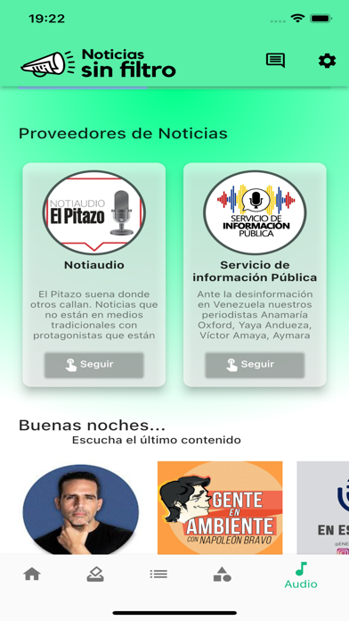 Captures d'écran de Noticias Sin Filtro