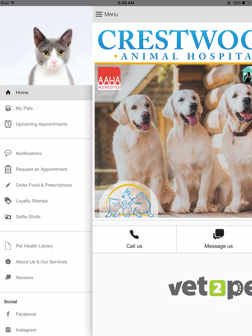 Crestwood Animal Hospital iPad Screenshots