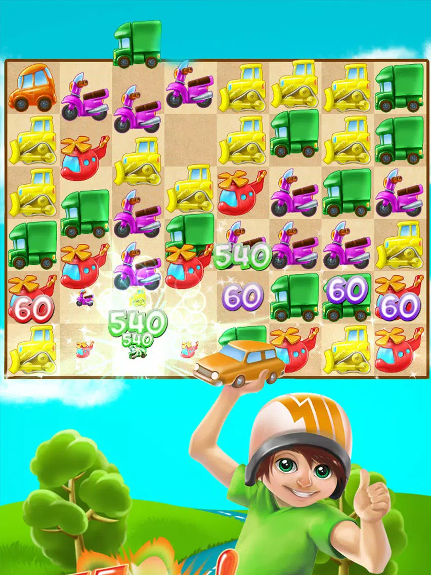 Tangkapan skrin Cars Puzzle Adventure Travel iPad