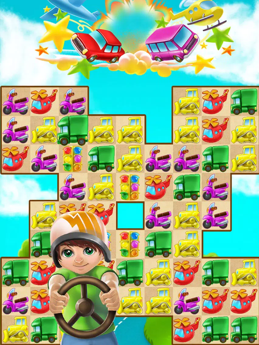 Tangkapan skrin Cars Puzzle Adventure Travel iPad