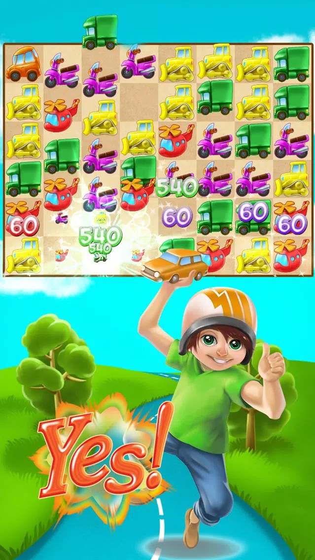 Tangkapan skrin Cars Puzzle Adventure Travel