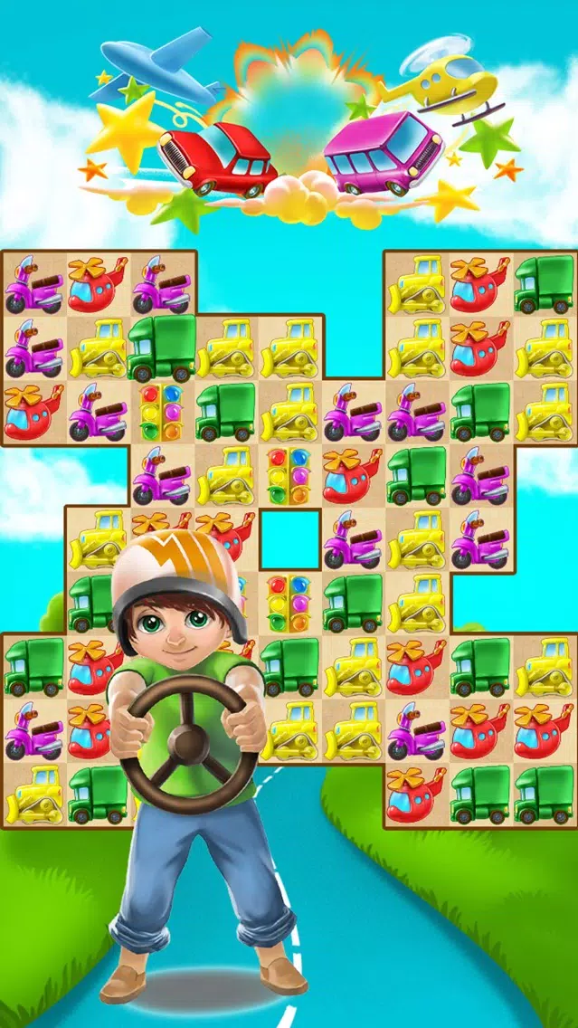Tangkapan skrin Cars Puzzle Adventure Travel