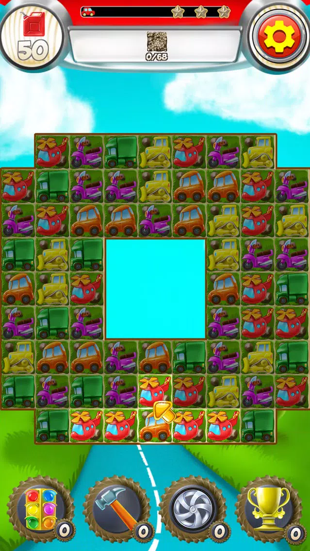 Tangkapan skrin Cars Puzzle Adventure Travel