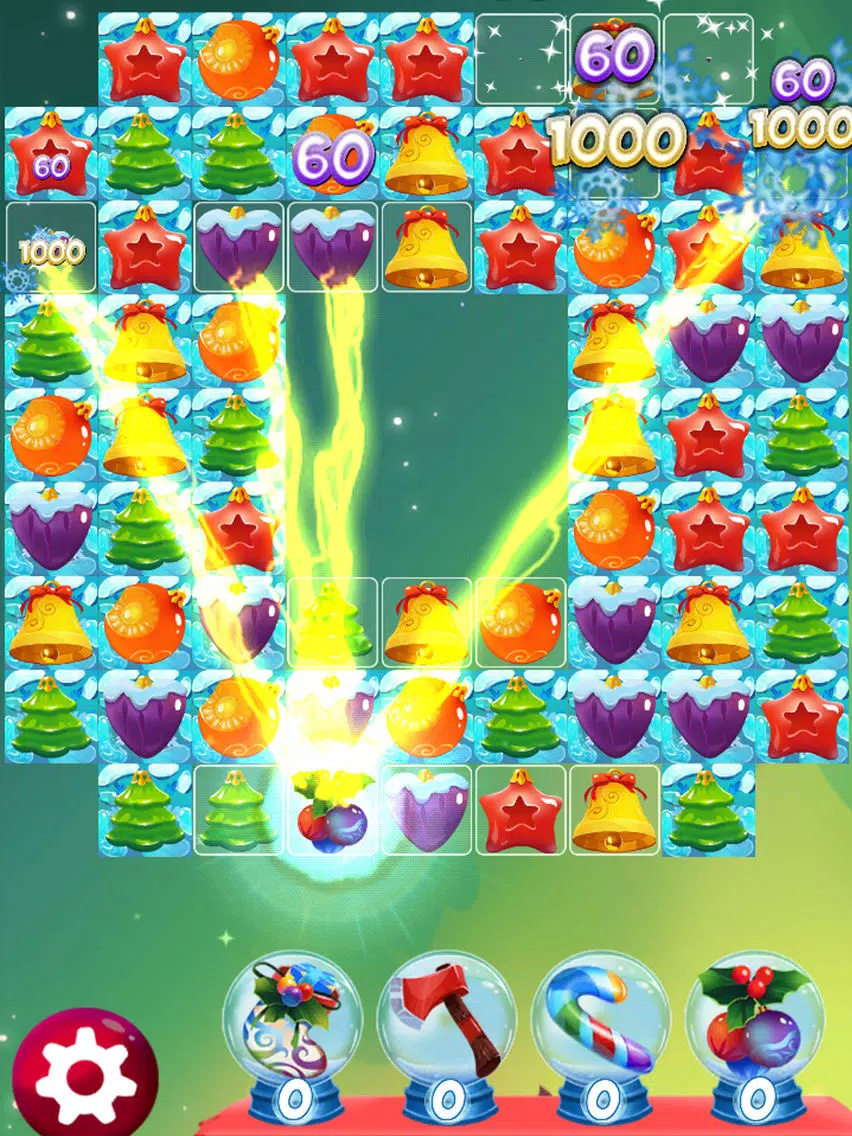 Tangkapan skrin Santa Christmas Match 3 Puzzle iPad