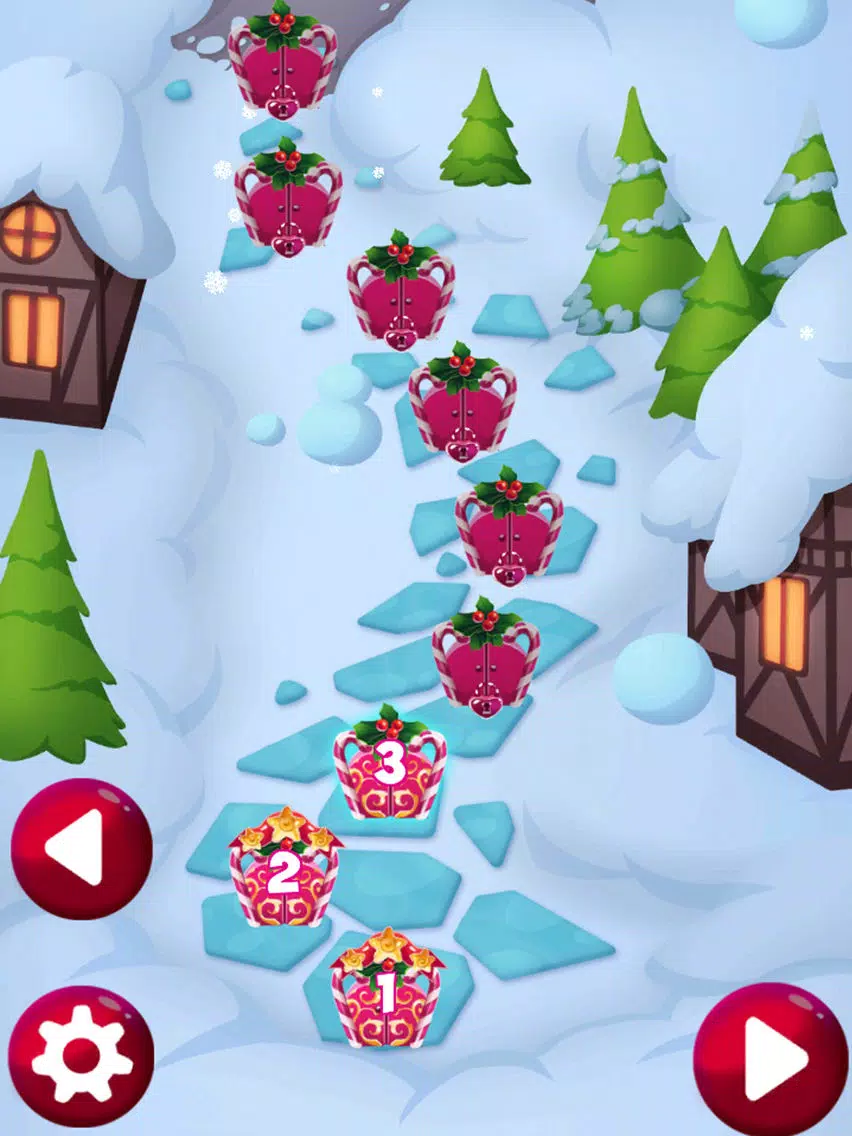 Tangkapan skrin Santa Christmas Match 3 Puzzle iPad