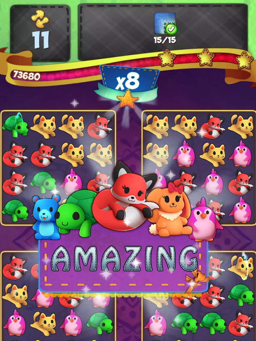 Fluffy Doll Friends: Match 3 Puzzle Games iPad 스크린샷