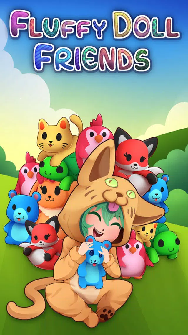 Fluffy Doll Friends: Match 3 Puzzle Games 스크린샷