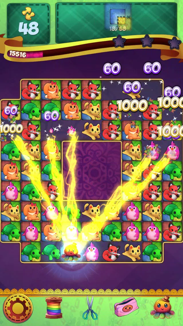 Fluffy Doll Friends: Match 3 Puzzle Games 스크린샷