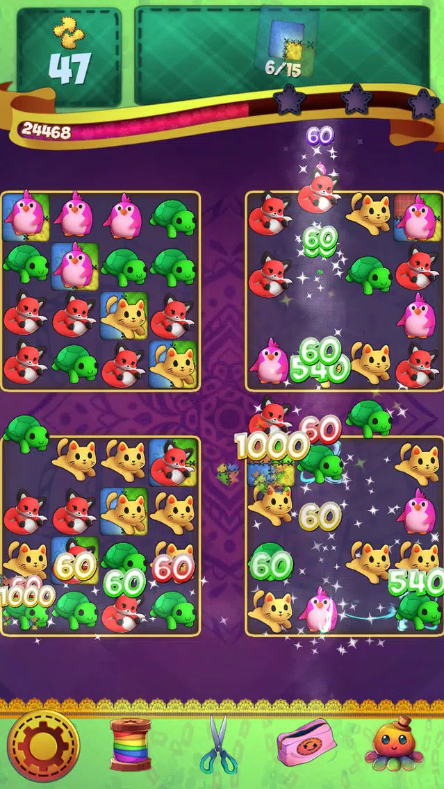 Fluffy Doll Friends: Match 3 Puzzle Games 스크린샷