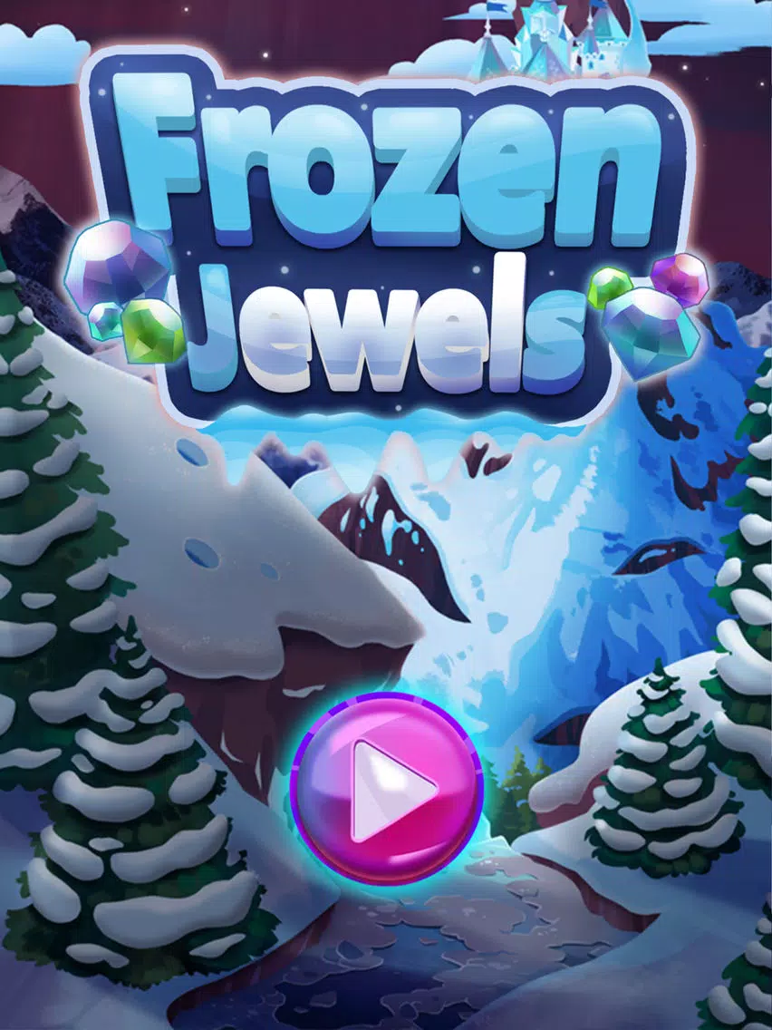 Bunny Frozen Jewels Match 3 iPad Screenshots