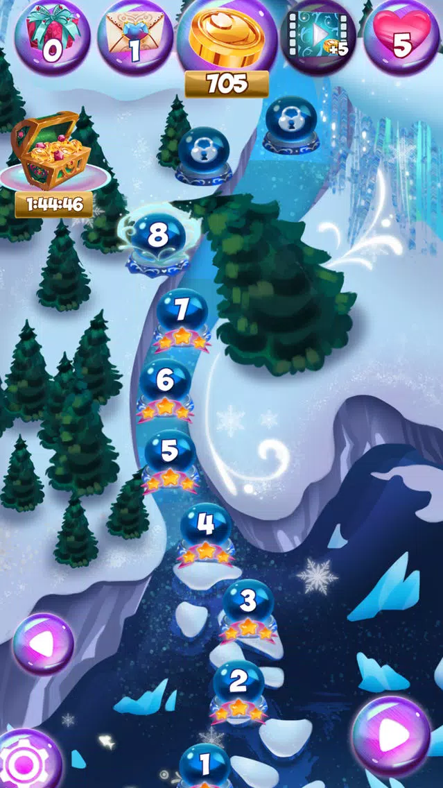 Bunny Frozen Jewels Match 3 Screenshots
