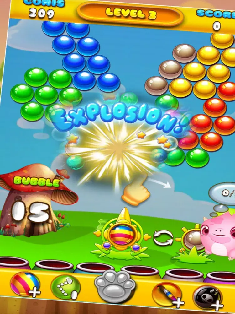 Balloon Bubble Pop Shooter 2016 Edition iPad Screenshots