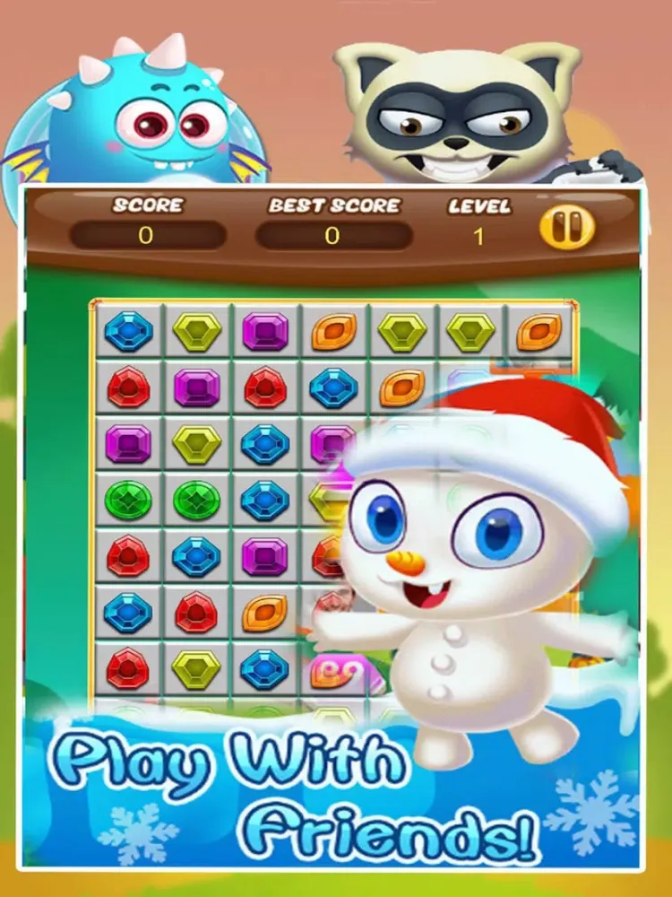 Jewel Splash - Puzzle Jewels Mania iPad Screenshots