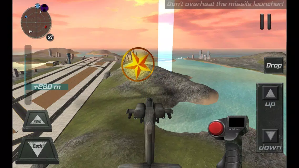 Capturas de tela do Helicopter 3D Flight Simulator 2