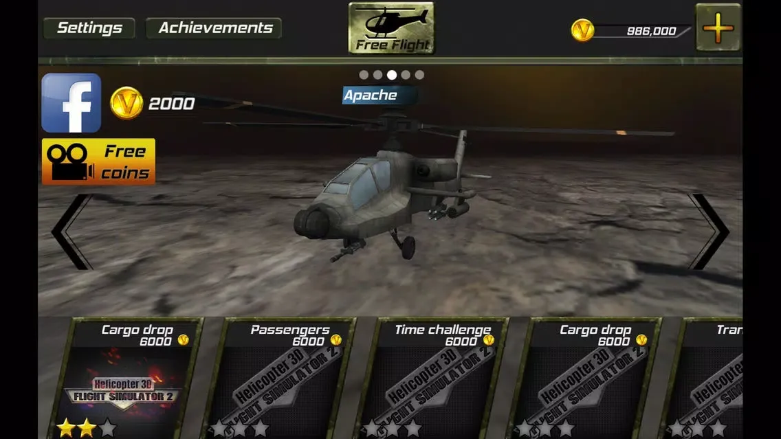 Helicopter 3D Flight Simulator 2 Screenshots