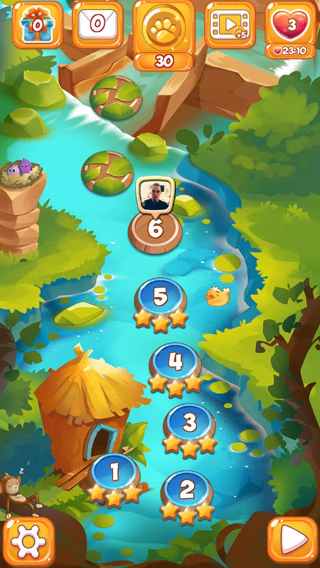 Panda Bear: Pearl's Risky River Screenshots