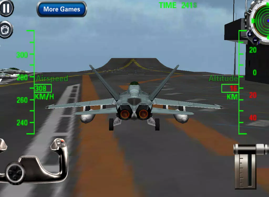 Скриншоты F18 3D Fighter jet simulator iPad 