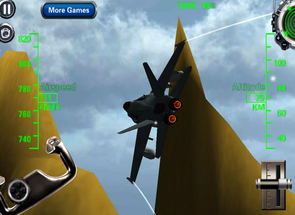 Скриншоты F18 3D Fighter jet simulator iPad 