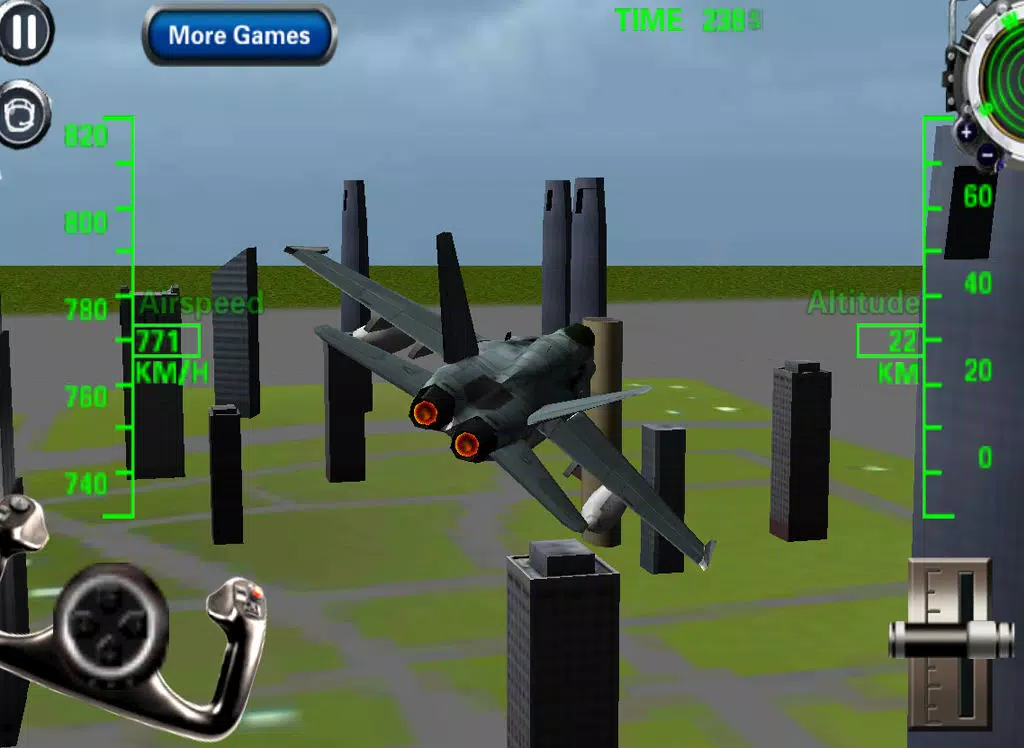 Скриншоты F18 3D Fighter jet simulator iPad 