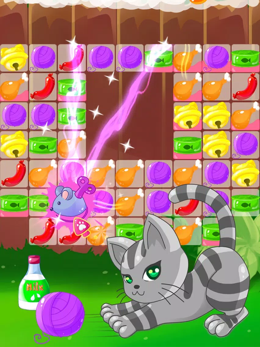 Kitty Cat Adventures: Match 3 iPad Screenshots