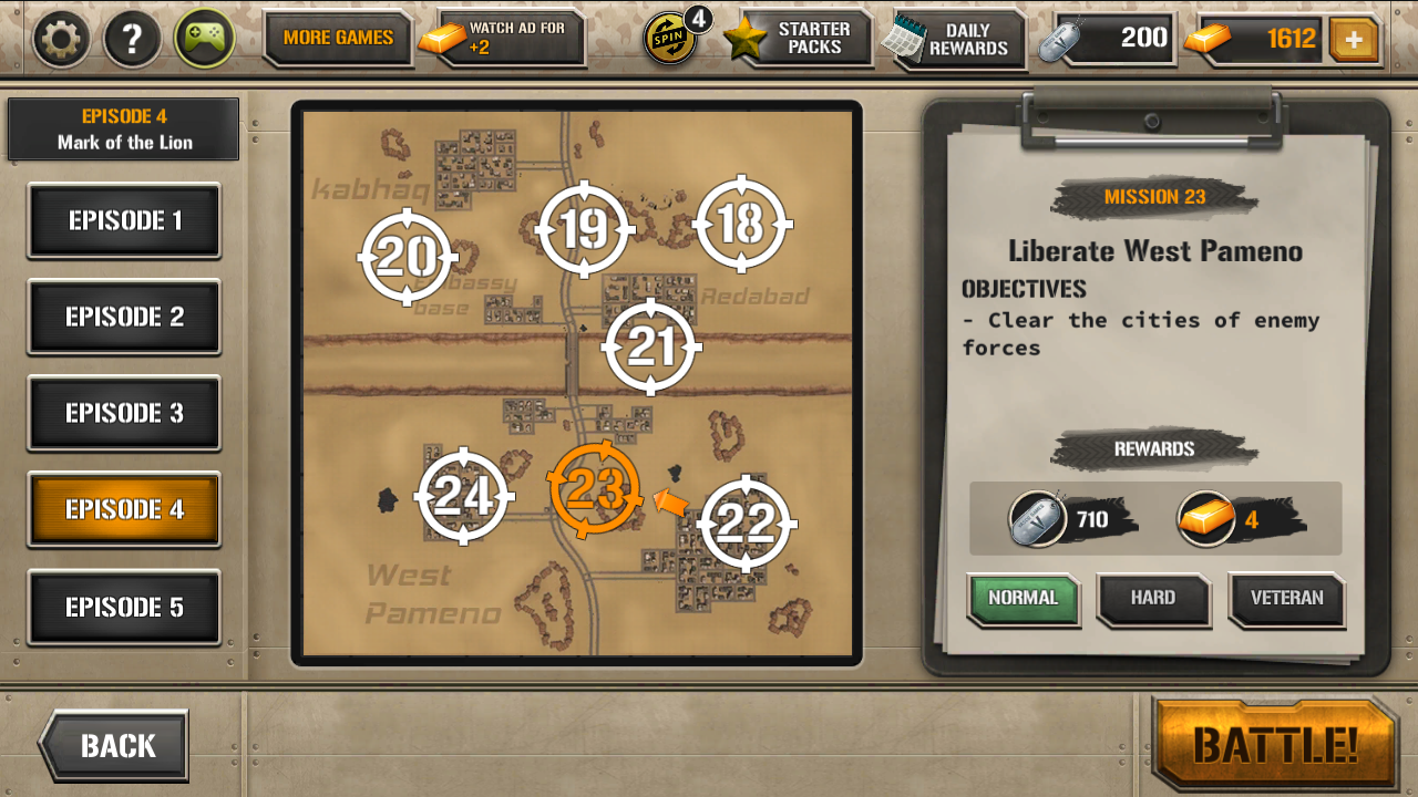 Modern Tank Force: War Hero Screenshots