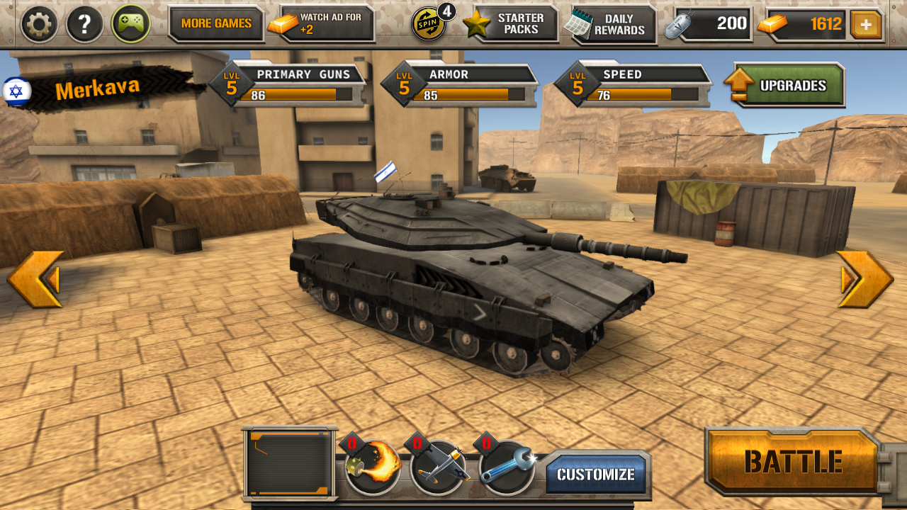Modern Tank Force: War Hero Screenshots