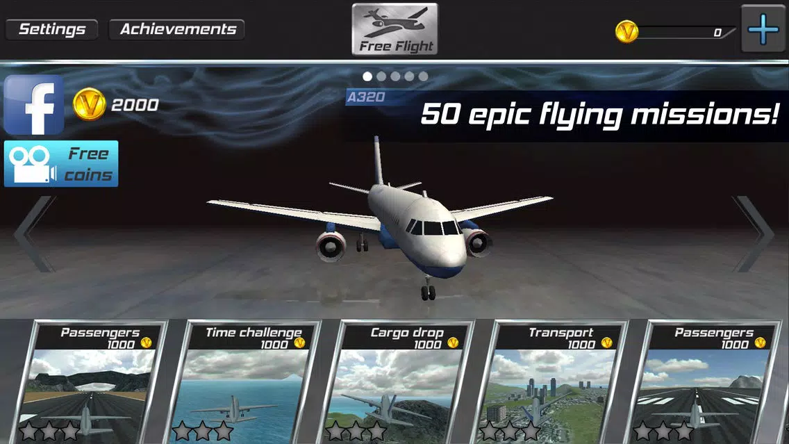 Real Pilot Flight Simulator 3D スクリーンショット