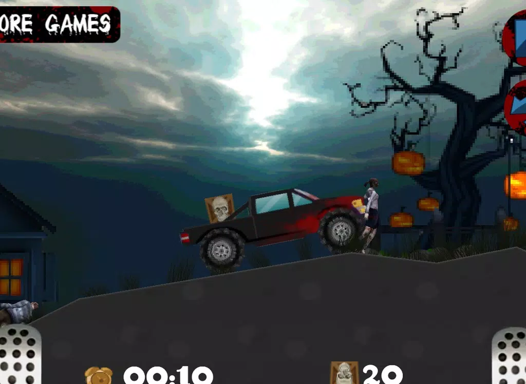 Tangkapan skrin Halloween drive smash zombies iPad 