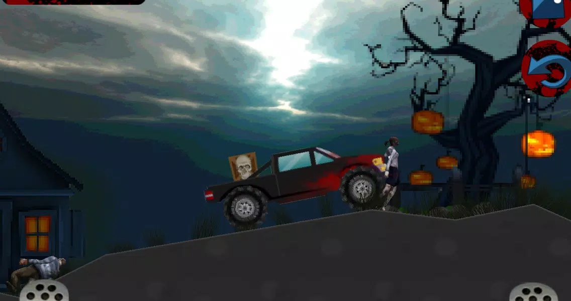 Tangkapan skrin Halloween drive smash zombies