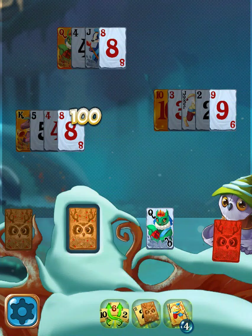 Solitaire Frozen Dream Forest iPad Screenshots