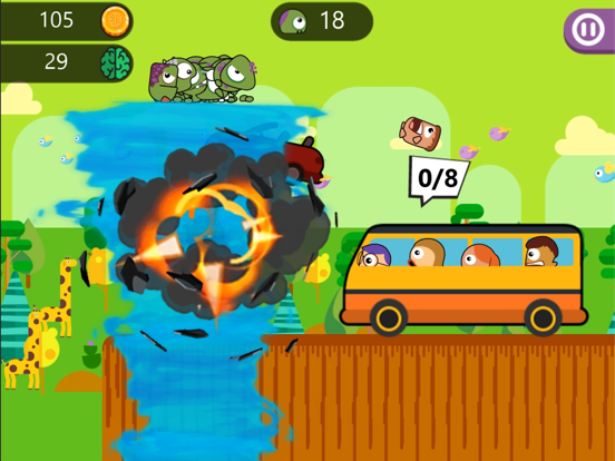 Capturas de tela do Monster Run: Jump or Die iPad 