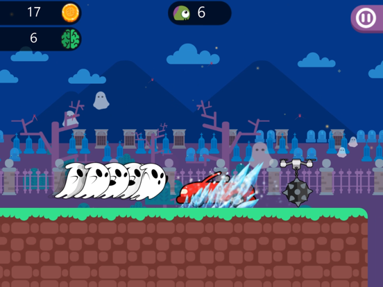 Capturas de tela do Monster Run: Jump or Die iPad 
