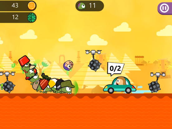 Capturas de tela do Monster Run: Jump or Die iPad 