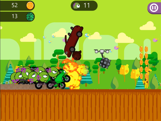 Capturas de tela do Monster Run: Jump or Die iPad 