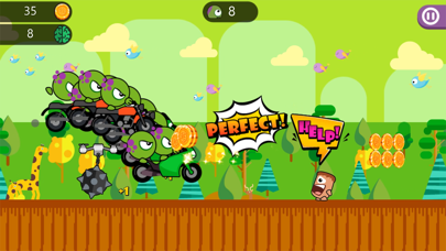 Capturas de tela do Monster Run: Jump or Die