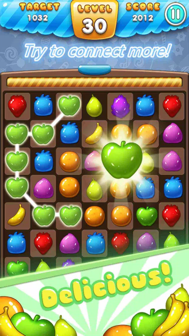 Ace Fruit Connect Sugar Mania HD 2 - Fruits Link Best Match 3 Puzzle Game Free Screenshots