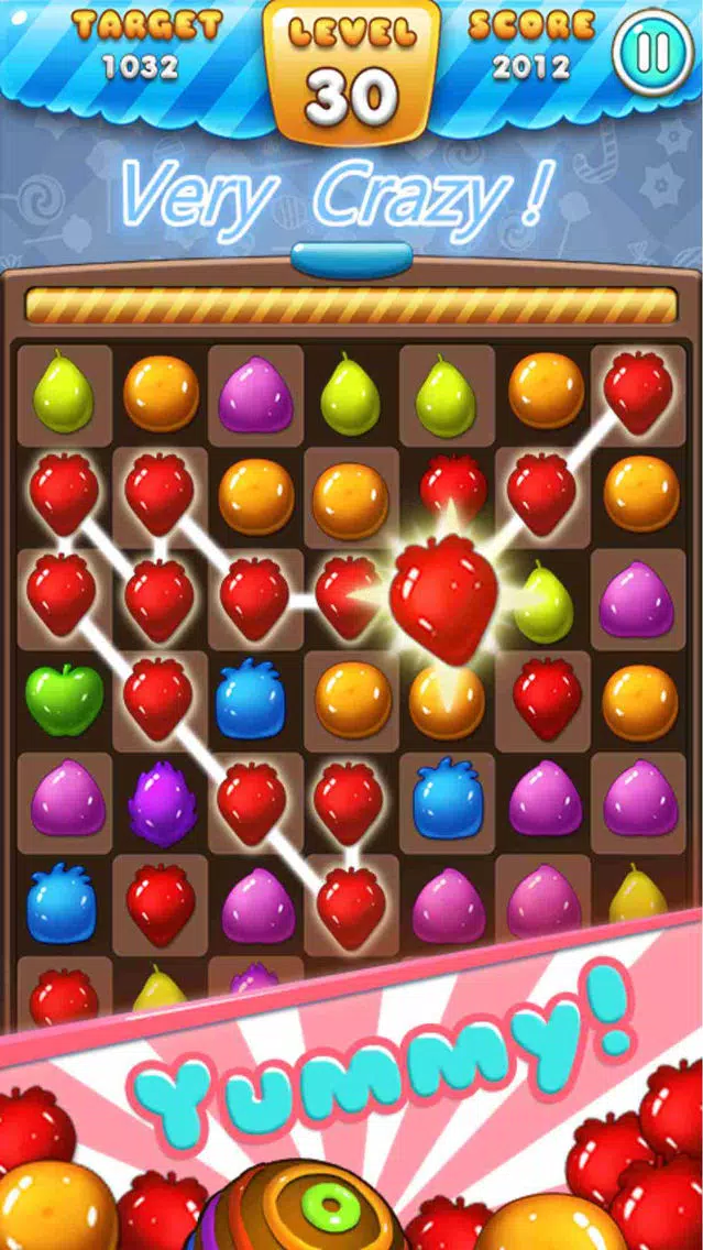 Ace Fruit Connect Sugar Mania HD 2 - Fruits Link Best Match 3 Puzzle Game Free Screenshots
