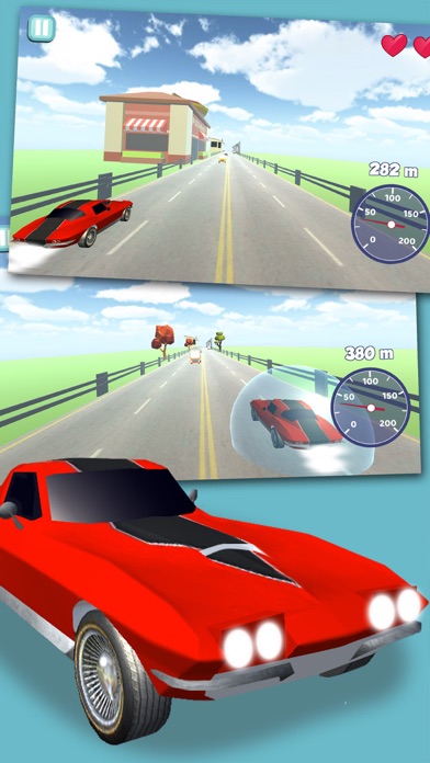 Turbo Cars 3D - Dodge Game of Avoid Car Obstacles应用截图