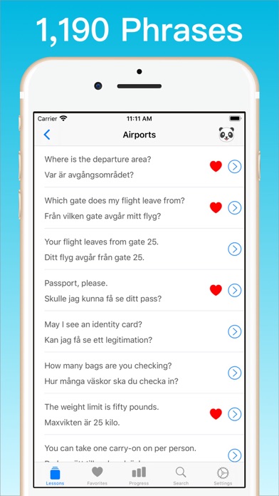 Learn Swedish + Screenshots