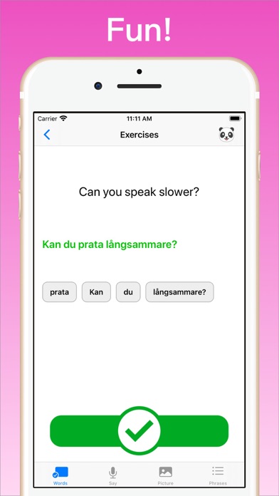 Learn Swedish + Screenshots