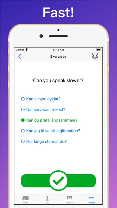 Learn Swedish + Screenshots
