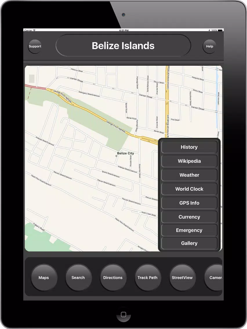 Belize Islands Offline City Maps Navigation iPad Screenshots
