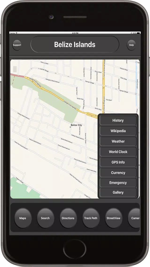 Belize Islands Offline City Maps Navigation Screenshots