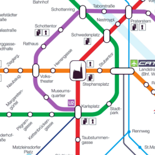 Vienna Metro Map 2024