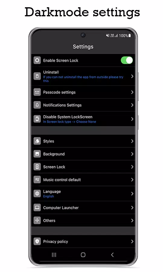 Lock Screen iOS Screenshots