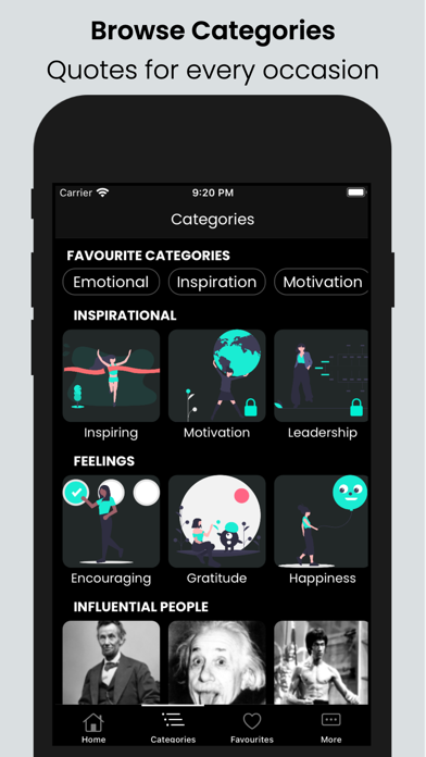 Quoto - Inspirational Quotes Screenshots